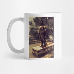 Stevie Ray Vaughan Statue - Austin, Texas - Graphic 2 Mug